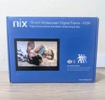 Nix Inch Widescreen Digital Frame - X10H New The Box. Fixed Price $40.00.