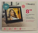 Aluratek 8" Slim Digital Photo Frame With Auto Slideshow Feature. Fixed Price $39.85.
