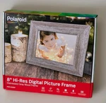 Polaroid 8 Digital Photo Frame Distressed Grey Wood Hi-resolution Unopened Box. Fixed Price $24.69.