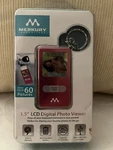 New Merkury Innovations 1.5" Lcd Digital Photo Viewer Portable Keychain Pink. Fixed Price $12.99.