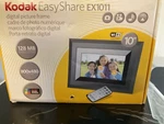 Kodak Easy Share EX1011 / Inch Digital Wifi Picture Frame Box No Remote. Fixed Price $32.99.