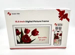 Frameo 15.6" Digital Display Picture 64GB Memory Model: 159K - Black/white. Fixed Price $49.50.