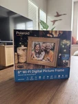 Polaroid 8" Wi-fi Digital Picture Frame Natural Oak Wood Touchscreen PDWX-800WO. Fixed Price $25.00.