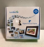 New Luxentia 8" Digital Picture Frame DPF080WBW. Fixed Price $35.99.