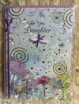 Papyrus Graduation Card Daughter Watercolor Flowers Foil Swirls Jewels Diploma. Fixed Price $8.99.
