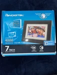 Pandigital 7" Lcd Picture Photo Frame Black PI7056AWB W/ Changeable Mats. Fixed Price $7.79.