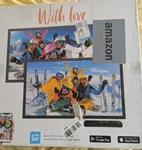 Pwosun Digital Picture Frame 21.5" With Remote. Fixed Price $150.00.