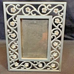 Hearthstone Picture Frame With Swirl Crystal Rhinestone Accent 2 X 3 Photo. Fixed Price $8.50.