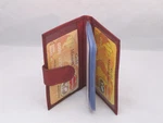 Credit Card Picture Holder 20 Pages With Snap New Brown Gift Idea Free Shipping. Fixed Price $16.97.