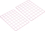 Patikil 16"X12" Wire Grid Panel, Pack Wall Decorative Panels Board Photo. Fixed Price $26.95.