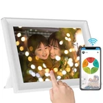 Moonka 10.1 Wifi Digital Photo Frame Touch Music Video Motion Sensor. Fixed Price $104.56.