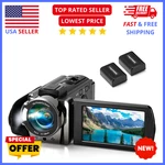 Video Camera Camcorder Full Hd 1080P 24MP 16X Zoom Digital Recorder 3.0LCD Black. Fixed Price $71.99.
