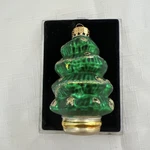 Target 2003 Glass Christmas Tree Ornament New Open Box & 1/2 Inches Glittery. Fixed Price $11.00.