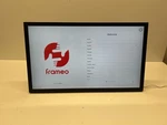 21.5" Frameo Touchscreen Digital Photo (P03066372). Fixed Price $119.99.