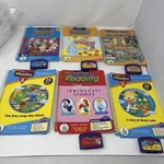 Leapfrog Leappad Books & Cartridges Lot Of 6 Phonics Math Disney Music Vintage. Fixed Price $27.99.